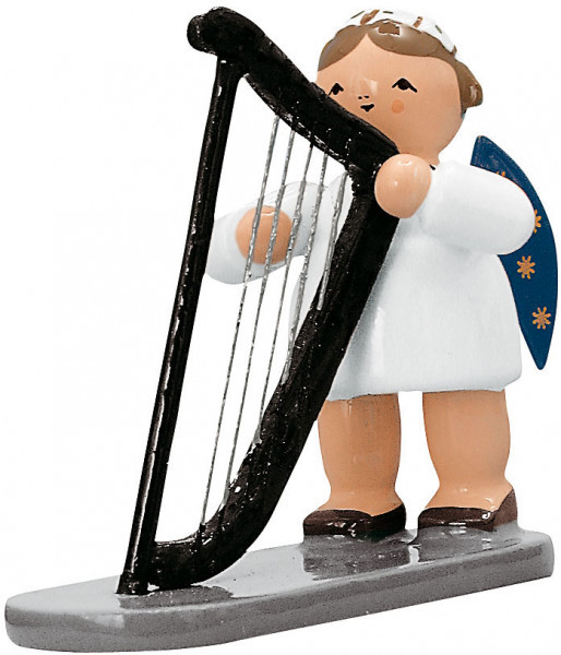 Angel German Figurine Harp – Christmas ornament by KWO