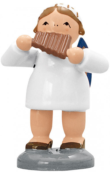 Angel German Figurine Pan Pipes – Christmas ornament by KWO