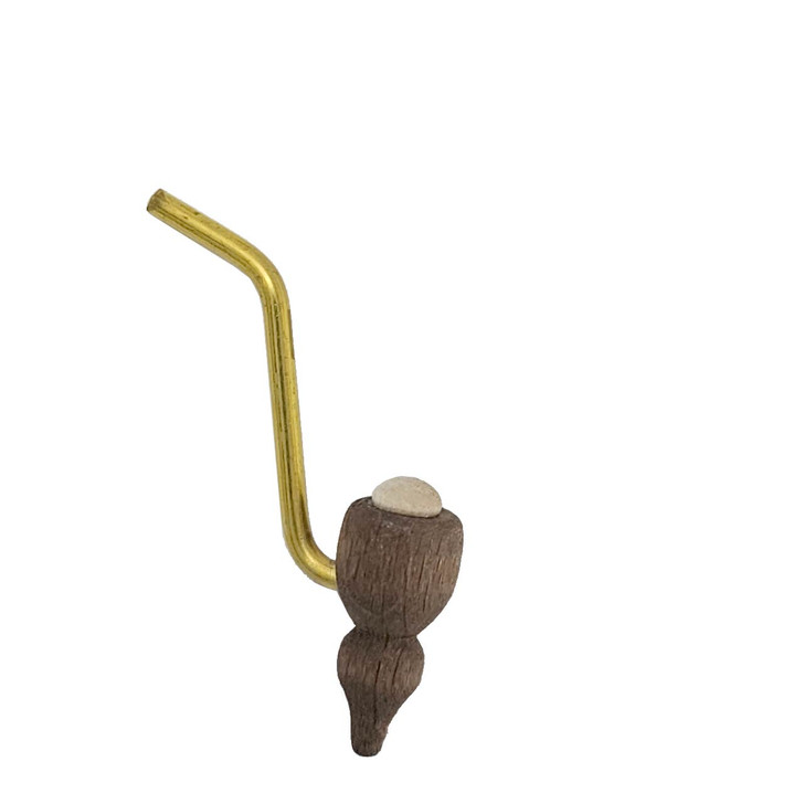 Pipe Smoker Pointy Brown - 7/8th Inch - Replacement Part for German Smokers – German Christmas smoker by Richard Glaesser