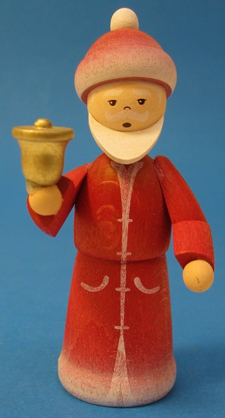 Wooden Santa Figurine