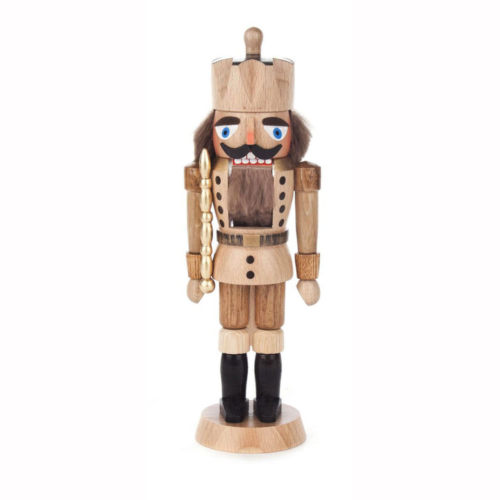 Small Natural King German Nutcracker – German nutcracker by Olaf Kolbe
