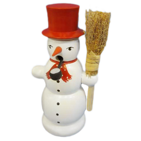 Red Hat Snowman Broom German Smoker SMD146X805RH