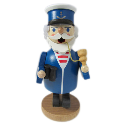 Miniature Blue Sailor German Smoker – German Christmas smoker by Richard Glaesser