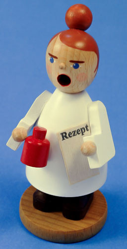 Miniature Prescription Pharmacy German Smoker – detail view of the German Christmas smoker