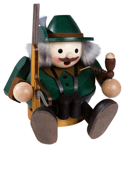 Bavarian Sitting Hunter German Smoker – alternate view of the German Christmas smoker