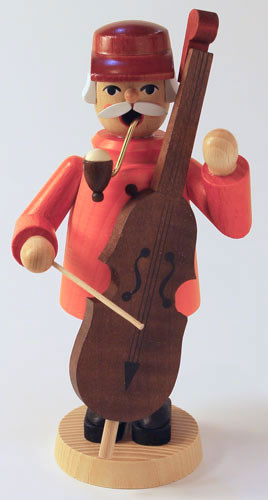 German Smoker Bass Player Musician – alternate view of the German Christmas smoker