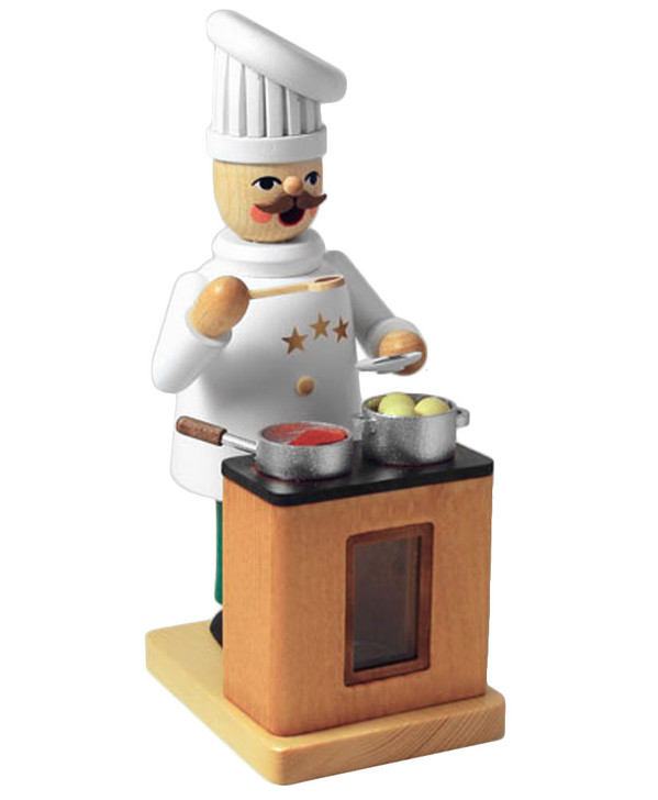German Chef Cook Stove Double Smoker – alternate view of the German Christmas smoker