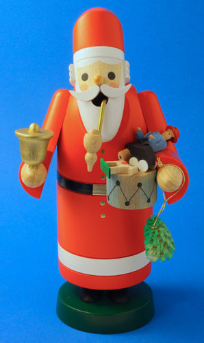 Jolly Santa German Smoker – alternate view of the German Christmas smoker