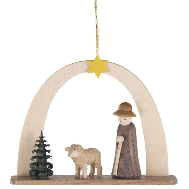 Arch Shepherd Sheep German Ornament – Christmas ornament by Theo Lorenz