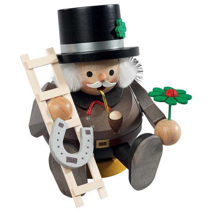 Chimney Sweep Sitting German Smoker – German Christmas smoker by Richard Glaesser