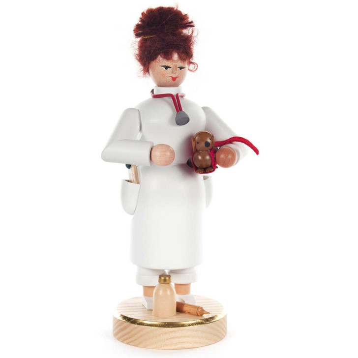 Lady Animal Dog Veterinarian Doctor German Smoker – German Christmas smoker by Eva Beyer