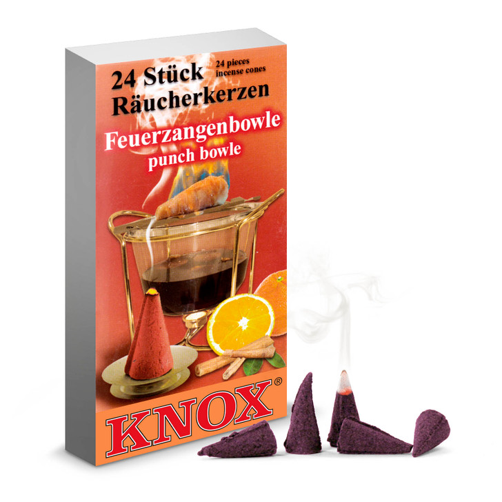 Punch Bowl Incense 24 per Box (Feuerzangenbowle incense cones)