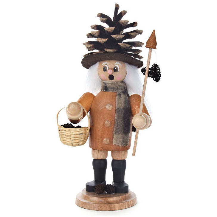 Pinecone Forest Gnome German Incense Smoker SMD146X1465