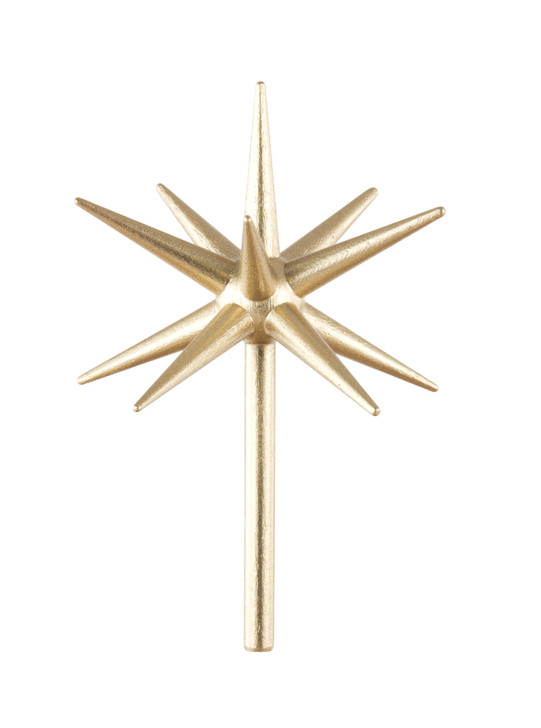 Gold Advent Candleholder Replacement Star – wooden candleholder