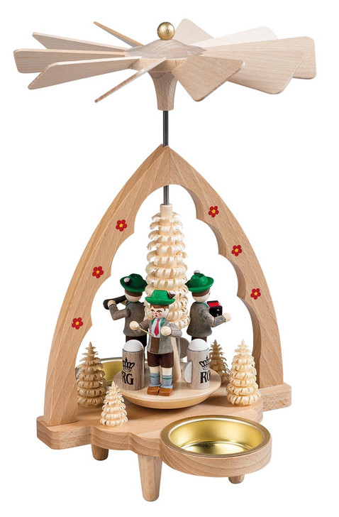 Bavarian Beer German Christmas Tealight Pyramid – Christmas pyramid by Richard Glaesser
