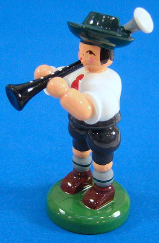 Four German Boy Musicians German Figurine – detail view of the Christmas ornament