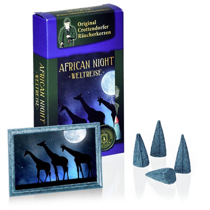 Crottendorfer African Night - World Travel Edition German Incense – alternate view of the German Christmas smoker