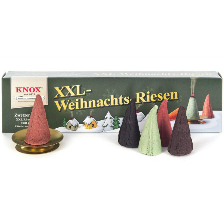 KNOX Christmas German Incense Cones - Giant XXL – German Christmas smoker