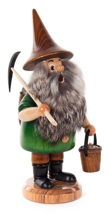 Miner Bearded Gnome German Smoker – German Christmas smoker by DWU-Drechselwerkstatt