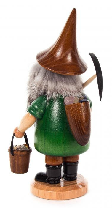 Miner Bearded Gnome German Smoker – alternate view of the German Christmas smoker