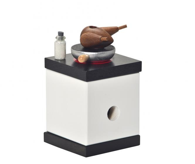 Cooking Oven Stove German Incense Smoker – alternate view of the German Christmas smoker