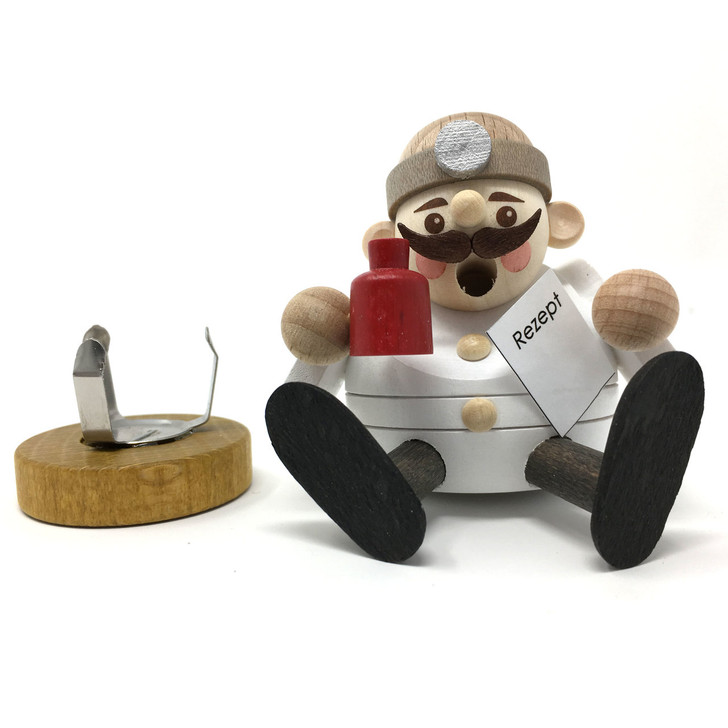 Miniature Little Doctor German Smoker – side view of the German Christmas smoker