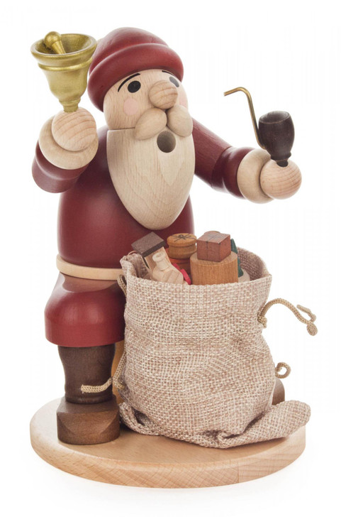 Santa German Smoker Bell and Sack – German Christmas smoker