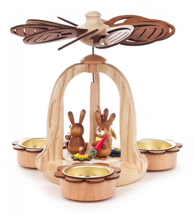 Bunny Rabbit German Pyramid – Christmas pyramid by Jan Legler eK
