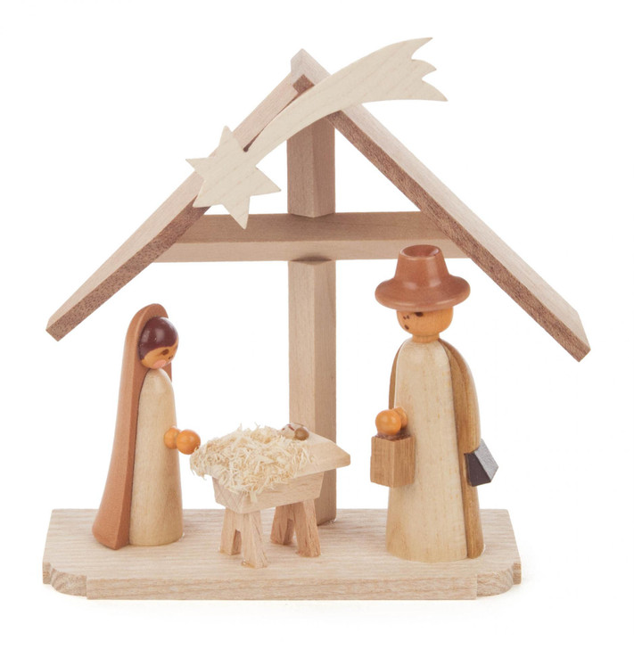 Wooden Nativity German Figurine  FGD074x471x1N