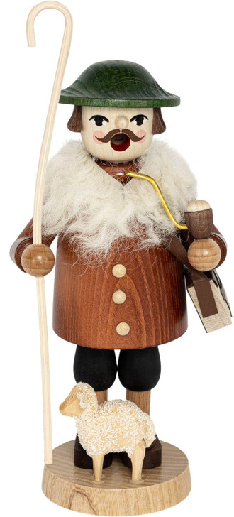 Shepherd with Sheep German Smoker – German Christmas smoker by Richard Glaesser