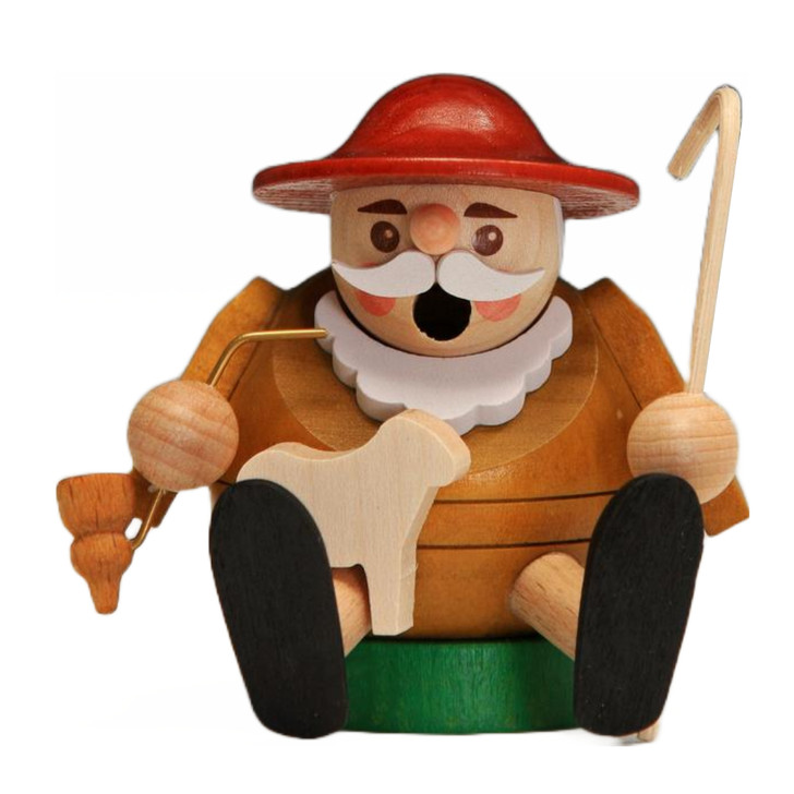 Miniature Shepherd Sitting German Smoker – German Christmas smoker by Richard Glaesser