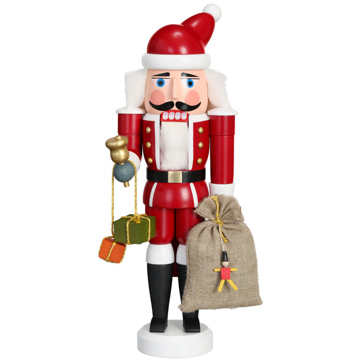 Nutcracker German Santa Claus | 11 Inches Tall – German nutcracker by Seiffener Volkskunst eG