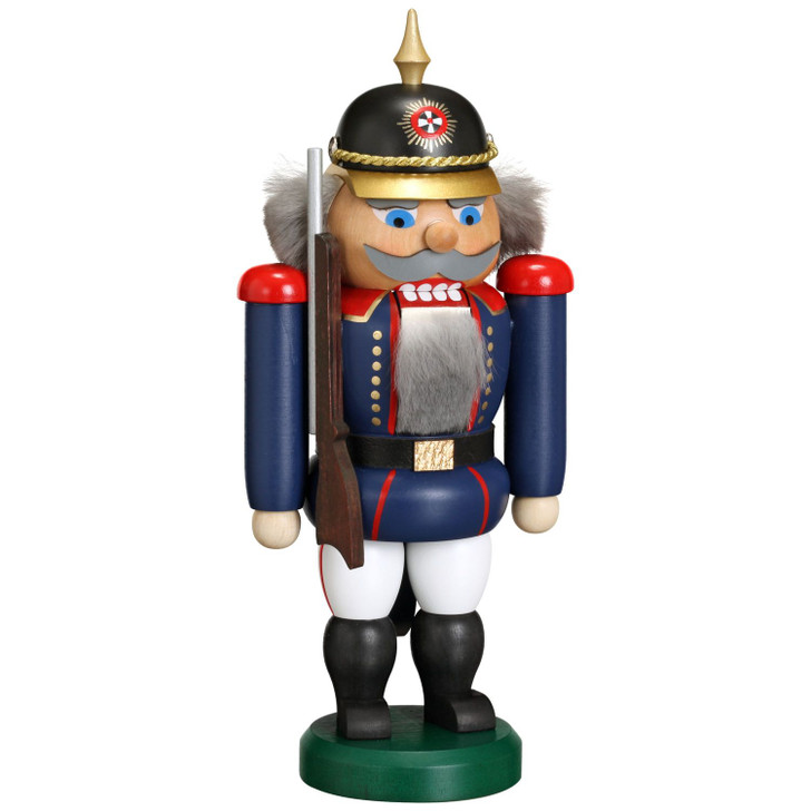 Nutcracker Blue Soldier Guard – German nutcracker by Seiffener Volkskunst eG