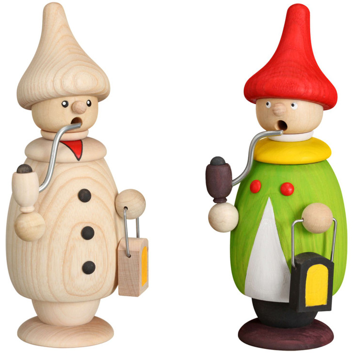 German DIY Gnome Smoker KIT – side view of the German Christmas smoker