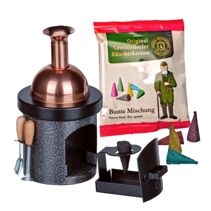Crottendorfer Kitchen Stove Smoker - BLACK – German Christmas smoker