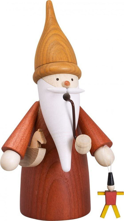 Toy Gnome Incense Smoker – German Christmas smoker by Seiffener Volkskunst eG