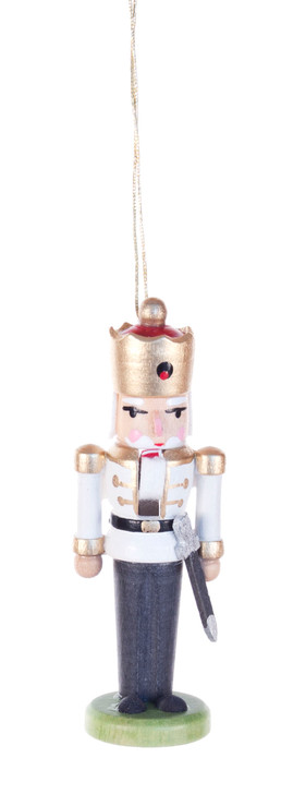 Ornament Nutcracker King Ornament White – German nutcracker by Karl-Heinz Bilz