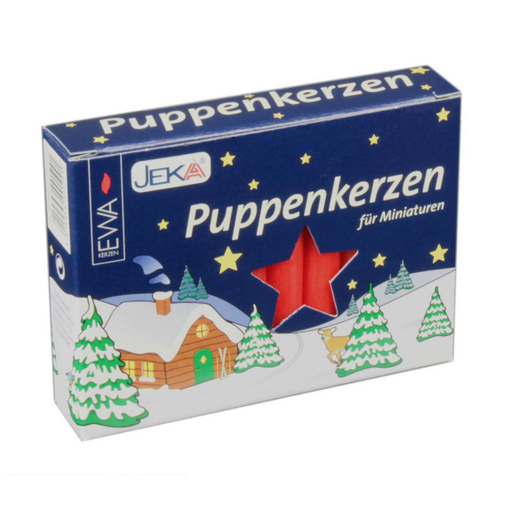 Very Small German Candles 10mm – alternate view of the Christmas pyramid