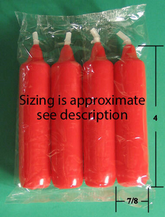 German Advent Candles Big Red 22.5mm