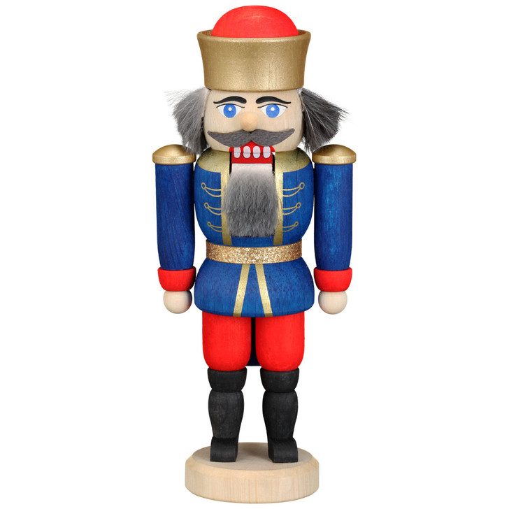 Miniature Crowned King German Nutcracker - 4.5 inches - 12 cm – alternate view of the German nutcracker