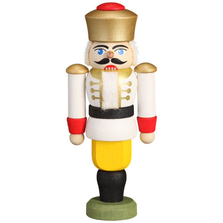 Nutcracker MINI King 3.5 Inches – side view of the German nutcracker