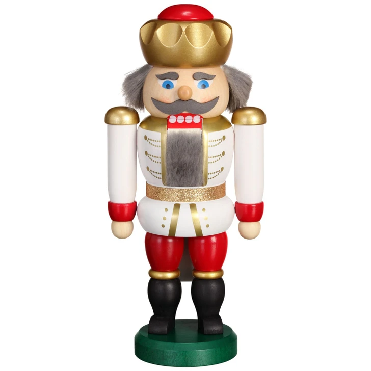 Nutcracker King | 8 Inches – side view of the German nutcracker