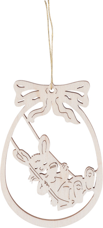 Paintable Spring German Ornaments – detail view of the Christmas ornament