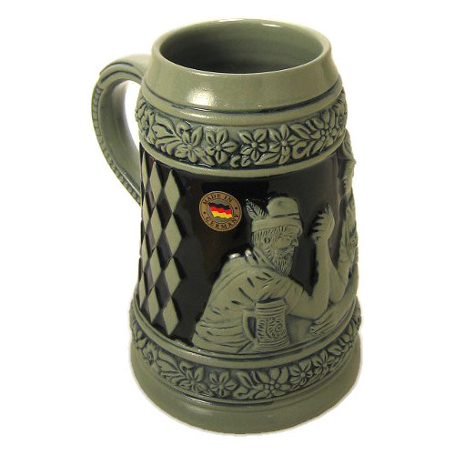 Arm Wrestler German 1 Liter Beer Stein – German handcrafted gift by King Werk