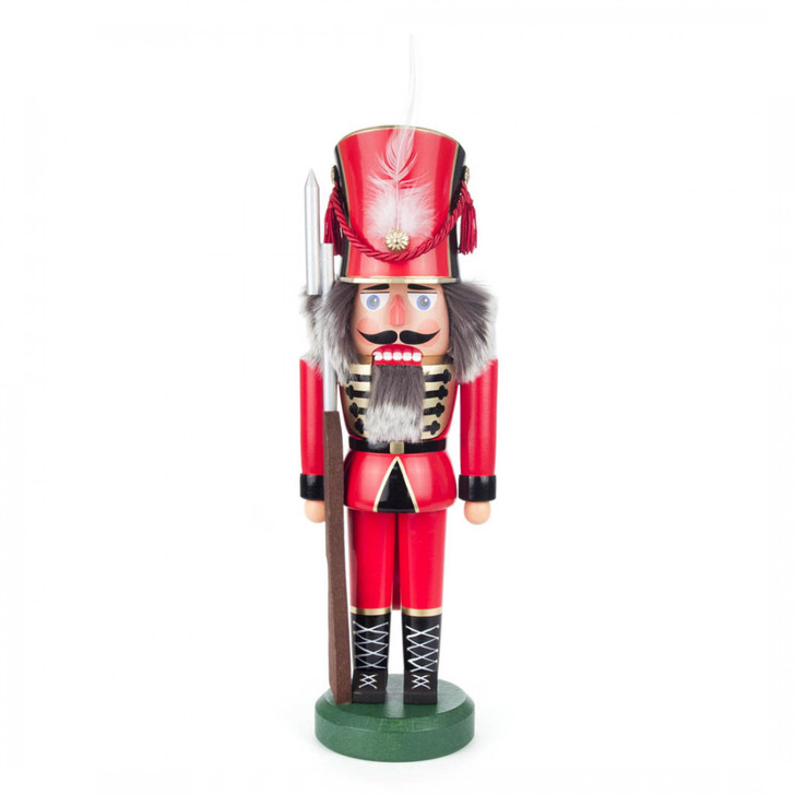German Soldier Nutcracker in RED - Bump and Scratch – German nutcracker