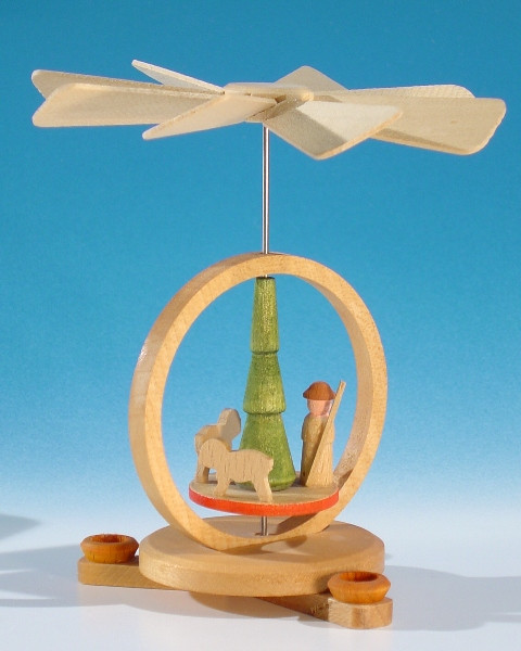 Miniature Shepherd Pyramid | 10cm | Warm Air Pyramid – alternate view of the Christmas pyramid