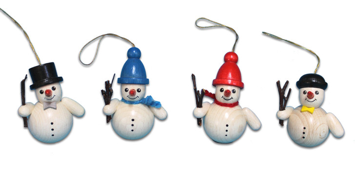 Snowman Ornament | 2 inches – alternate view of the Christmas ornament