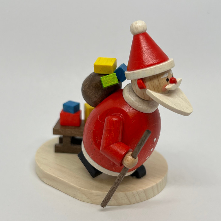 Santa Claus with Sleigh – alternate view of the Christmas ornament