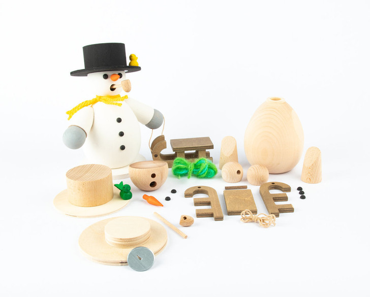 Build a Snowman Smoker Kit - Sleds – German Christmas smoker by Holzwaren Egermann