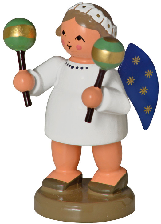 Angel Figurine with Maracas – Christmas ornament by KWO
